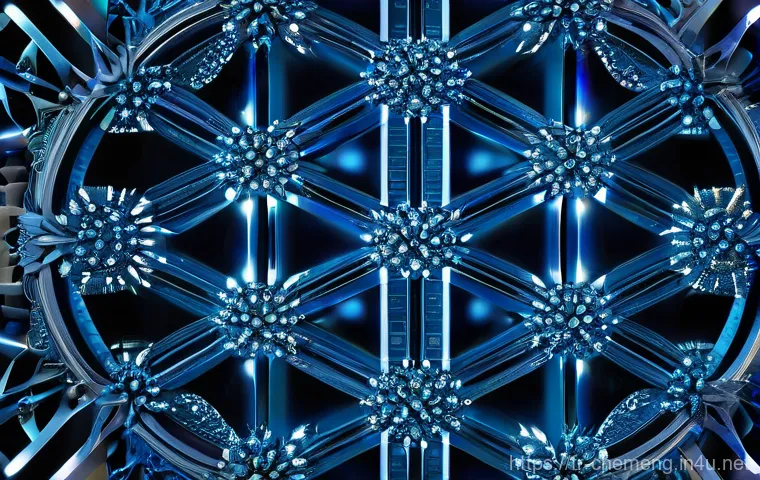 초분자 화학과 자기조립 - **Prompt:** A conceptual, highly detailed image of countless luminous, microscopic "smart bricks" wi...