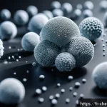 Home 23 촉매 및 반응설계 - A highly detailed close-up of nanostructured platinum and palladium catalyst particles on porous zeo...